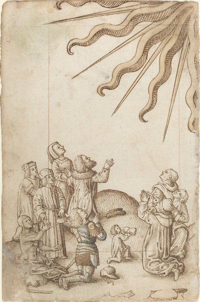 "İbadet Ettiğin Gibi Bedenini Döndür" [fol. 37 derece] by French early 16th Century