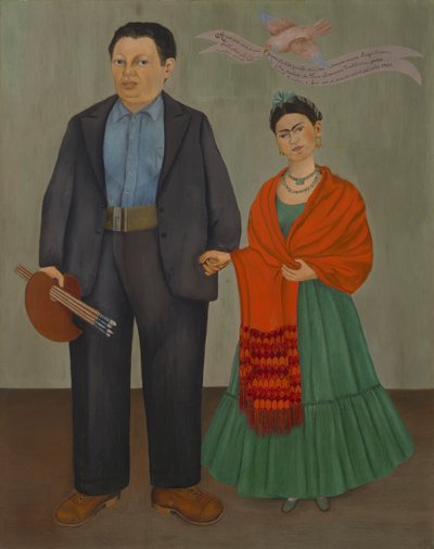 Frieda ve Diego Rivera by Frida Kahlo