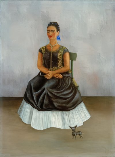 Itzcuintli köpek benimle (otoportre) by Frida Kahlo