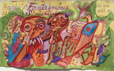 Korkunç hayaletler by Frida Kahlo