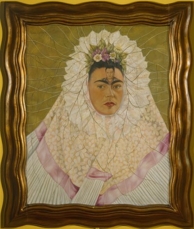 Tehuana veya Düşüncelerimdeki Diego Olarak Otoportre by Frida Kahlo
