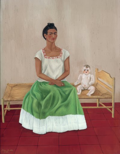 Yataklı Otoportre by Frida Kahlo