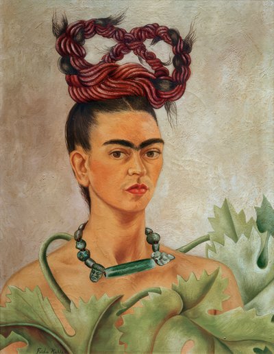Plat ile Otoportre by Frida Kahlo