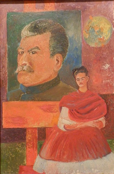 Stalin ile Otoportre by Frida Kahlo