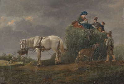 saman arabası by Friedrich August Mathias Gauermann