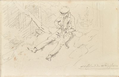 Sivri uçlu bir kap ile gençlik by Friedrich August Mathias Gauermann