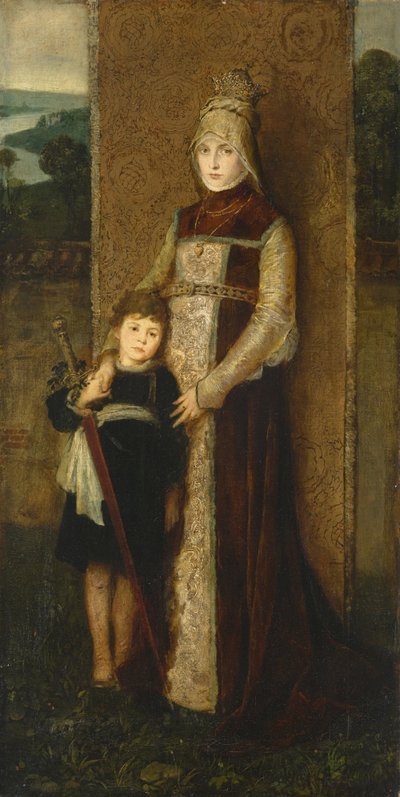 1876 Münih Sanatçılar Festivali'nden Grup by Friedrich August von Kaulbach