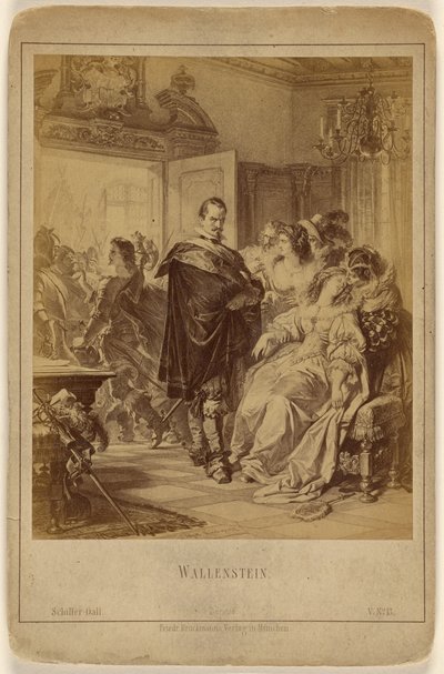 Wallenstein [C. Jaeger tarafından yapılmış bir resim, Nurnberg, 1867] by Friedrich Bruckmann