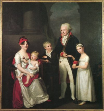 Gröger ailesi Souchay by Friedrich Carl Groger