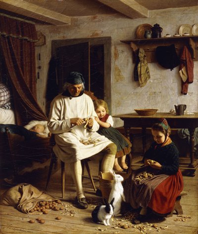 Aile İşleri, 1859 by Friedrich Edouard Meyerheim