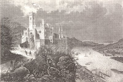 Schloss Stolzenfels by Friedrich Foltz