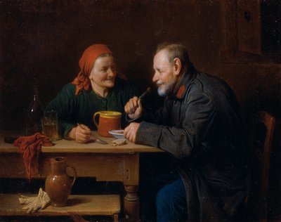 öğle yemeği by Friedrich Friedländer Ritter von Malheim