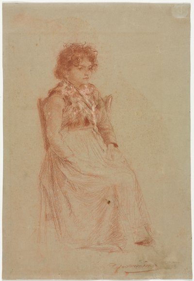 Köylü kadın by Friedrich Gauermann