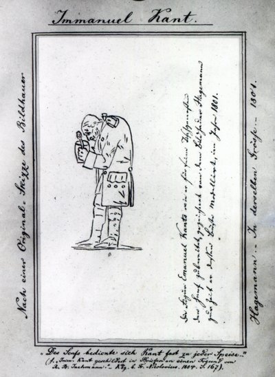Kant karıştırma hardalı, 1801 by Friedrich Hagemann