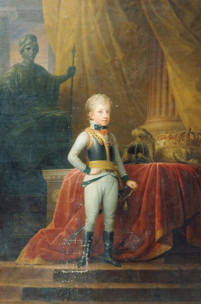 Çocukken Arşidük Ferdinand by Friedrich Heinrich Fuger