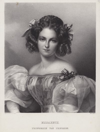 Prusya Prensesi Elisabeth by Friedrich Jentzen