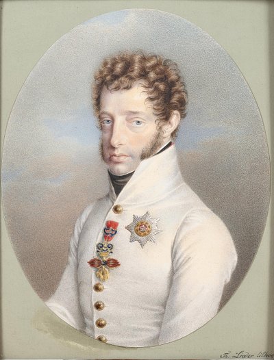 Avusturya Arşidükü Louis 1784-1864. by Friedrich Johan Gottlieb Lieder