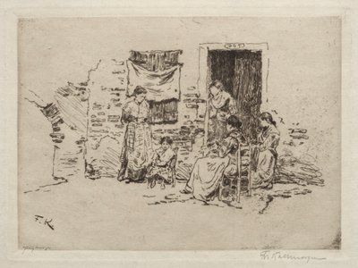 Chioggia. by Friedrich Kallmorgan