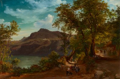 Monte Cavo bei Albano by Friedrich Loos