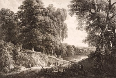 orman manzarası by Friedrich Loos