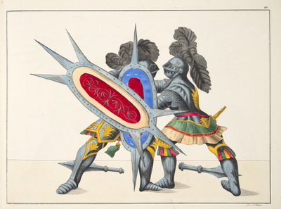 ಟು ನೈಟ್ಸ್ ಫೈಟಿಂಗ್, ಪ್ಲೇಟ್ 
