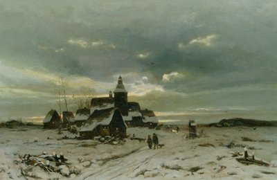 Karda Bir Köy by Friedrich Nicolai Joseph Heydendahl
