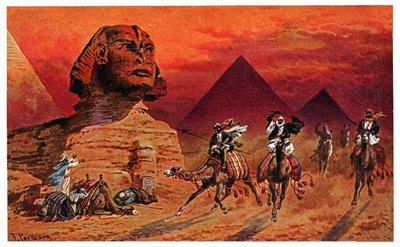 Giza Sfenksi, 1900 dolayları (baskı) by Friedrich Perlberg