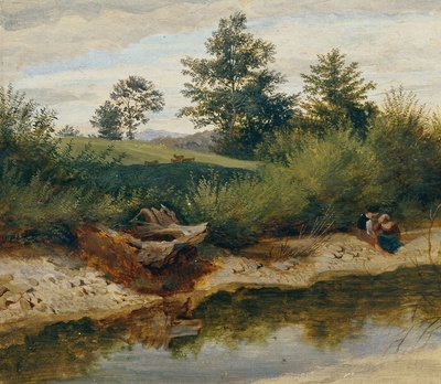 akış manzarası by Friedrich Philipp Reinhold