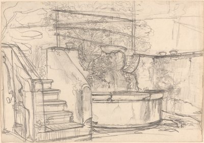 Bahçe Avlu Köşesi by Friedrich Salathé