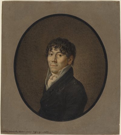 Sanatçının Babasının Portresi by Friedrich Wilhelm Moritz