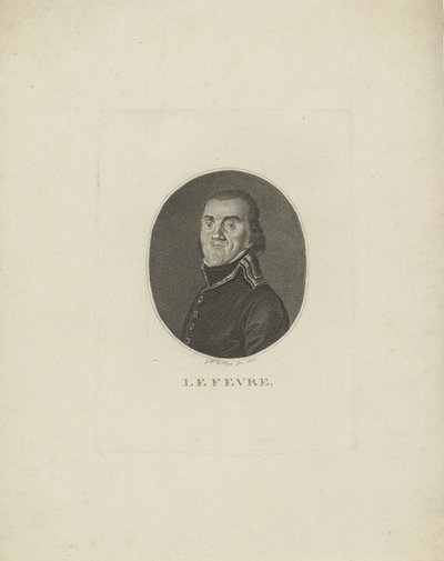 General François-Joseph Lefebvre 1755-1820, 1800. by Friedrich Wilhelm Nettling
