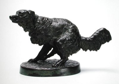 Uzun saçlı av köpeği by Friedrich Wilhelm Wolff