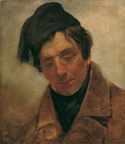 Heykeltıraş Pompeo Marchesi by Friedrich von Amerling