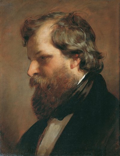 Ressam Carl Rahl by Friedrich von Amerling