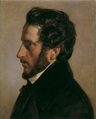 Ressam Friedrich Gauermann by Friedrich von Amerling