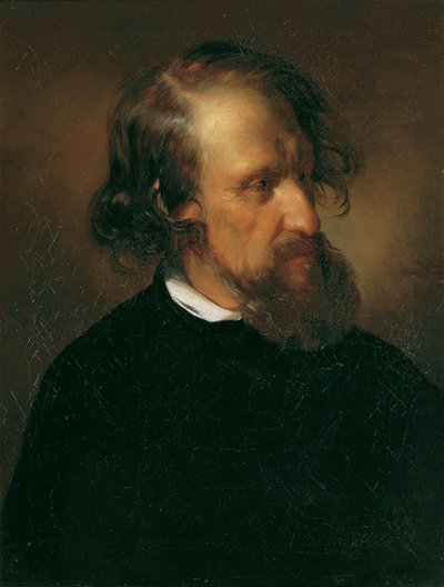 Ressam Josef Kriehuber by Friedrich von Amerling