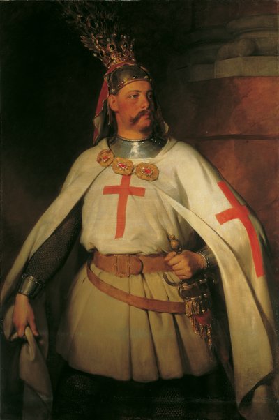 Haçlı olarak Arşidük Leopold by Friedrich von Amerling
