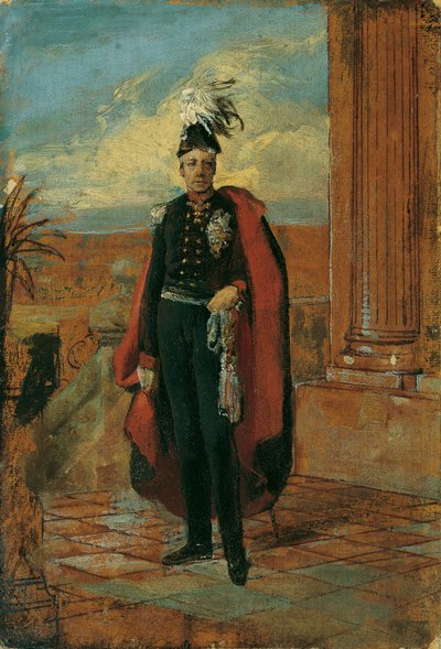 Taslak resim "Prusya generalinin üniformalı Avusturya İmparatoru Franz I" by Friedrich von Amerling