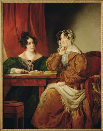 Henriette Baronin Pereira-Arnstein (tuval üzerine resim) by Friedrich von Amerling