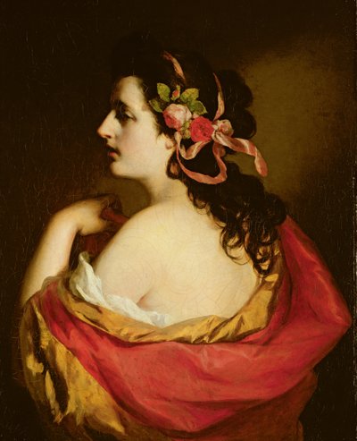 Genç Bir Kızın Portresi, 1865 by Friedrich von Amerling