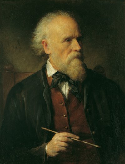 kendi kendine portre by Friedrich von Amerling