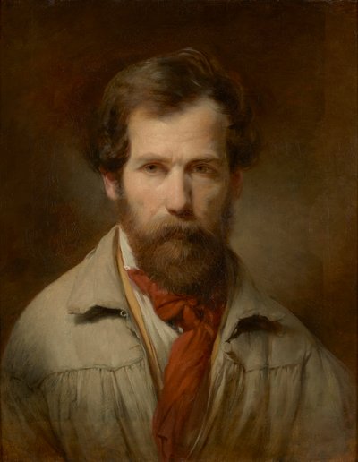 kendi kendine portre by Friedrich von Amerling