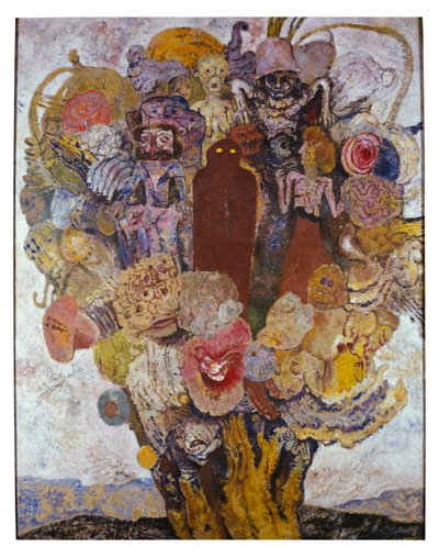 Çiçek Açmış Ağaç (tuval üzerine yağlı boya) by Frits van den Berghe