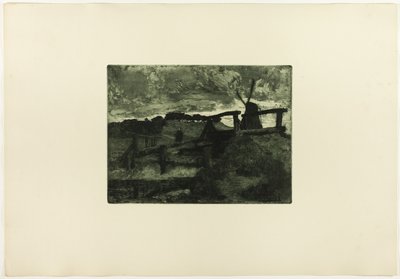yel değirmeni by Fritz Overbeck