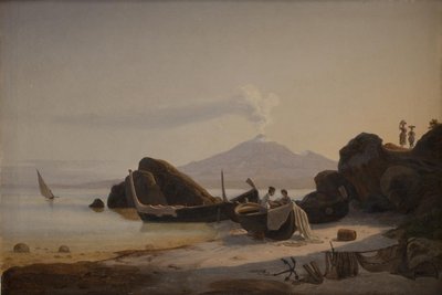 Bir sahil. Sicilya by Fritz Petzholdt