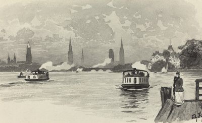Dış Alster by Fritz Stoltenberg