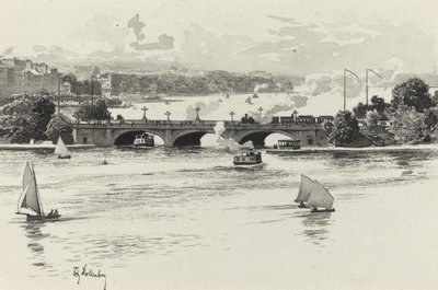 Lombardsbrücke by Fritz Stoltenberg