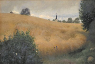 Svanninge yakınlarında bir Çavdar Tarlası by Fritz Syberg