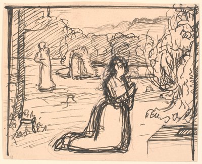 Sonra anne ellerini büktü, dizlerinin üzerine düştü ... by Fritz Syberg