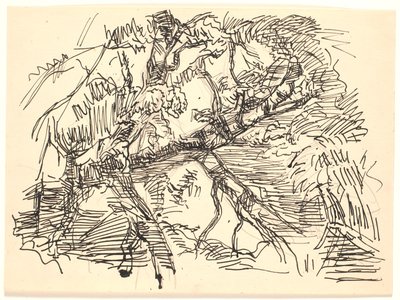 Su üzerinde dallar by Fritz Syberg